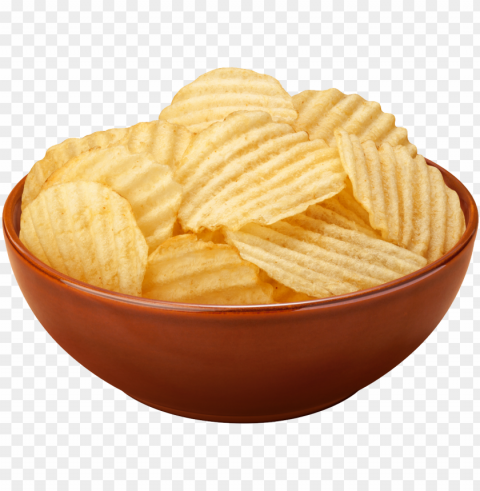 potato chips food hd Clear Background Isolated PNG Illustration