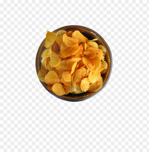 potato chips food transparent Clean Background Isolated PNG Icon
