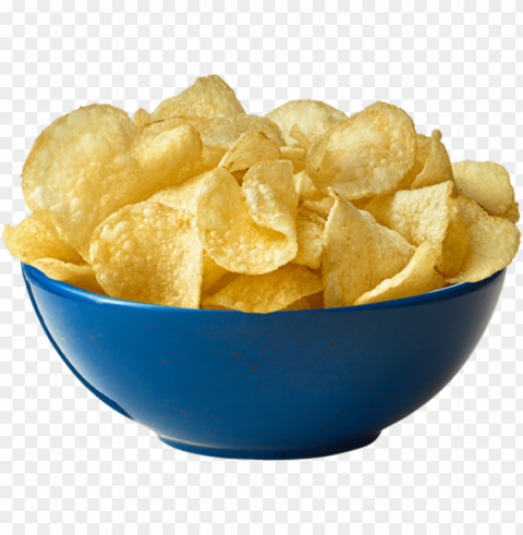 potato chips food wihout Clean Background Isolated PNG Illustration