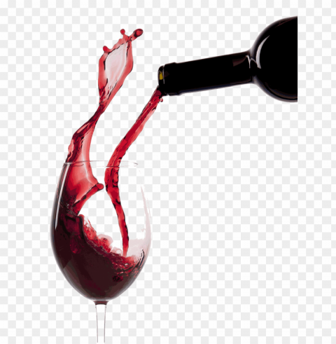 pouring red wine glass PNG download free