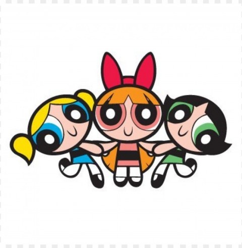 powerpuff girls logo vector download free PNG with transparent bg