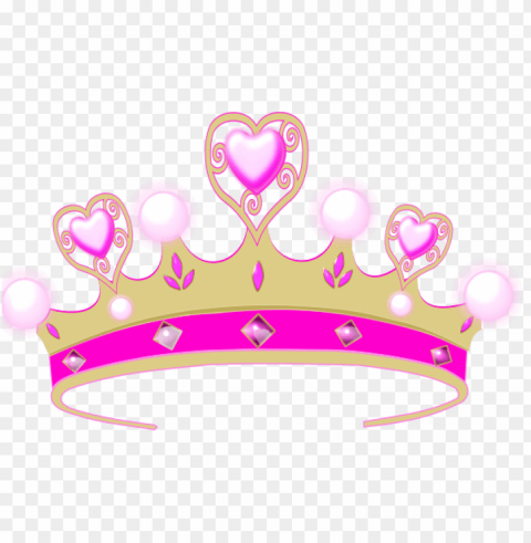 Princess Crown Isolated Character In Clear Transparent PNG