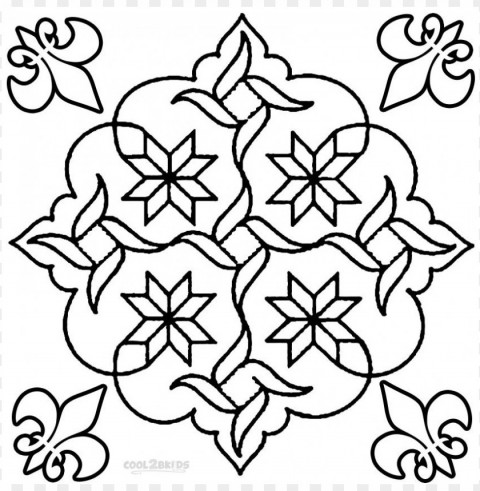printable coloring pages colors Transparent Background PNG Isolated Illustration