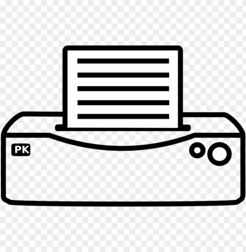 printer vector iconprinter- dot matrix printer icon Transparent PNG images database