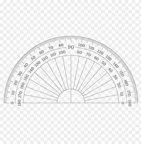 protractor PNG Graphic with Clear Background Isolation PNG transparent with Clear Background ID a9e3b820