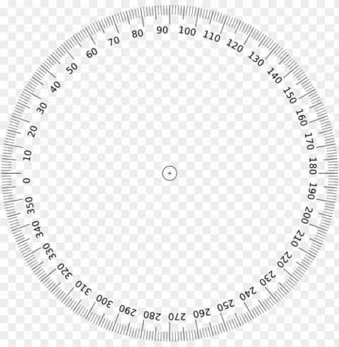 protractor PNG Graphic with Isolated Transparency