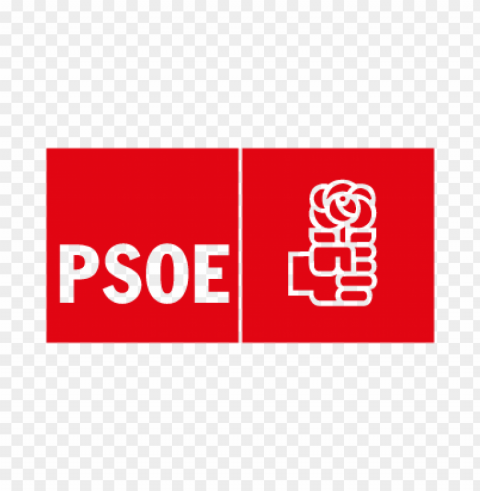 psoe vector logo free download ClearCut Background PNG Isolated Item