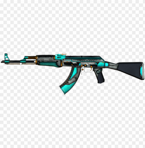 pubg black & blue akm skin weapon PNG images with clear cutout