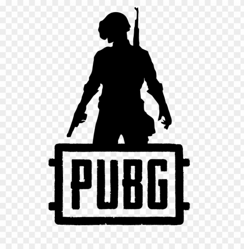 pubg black silhouette soldier with helmet logo PNG images with high-quality resolution