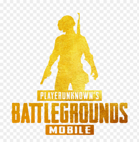 pubg mobile battlegrounds gold silhouette logo PNG images with no background essential