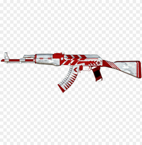 Pubg Red  White Skin Akm Gun Weapon PNG Images With No Background Necessary