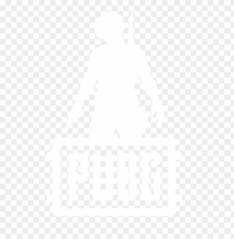 pubg white silhouette soldier with helmet logo PNG images with no fees