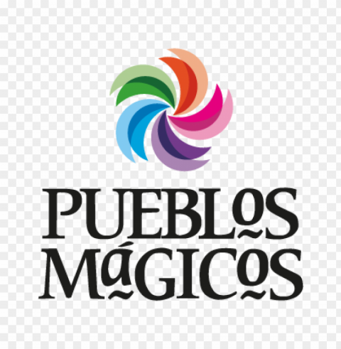 pueblos magicos vector logo download free Clean Background Isolated PNG Image