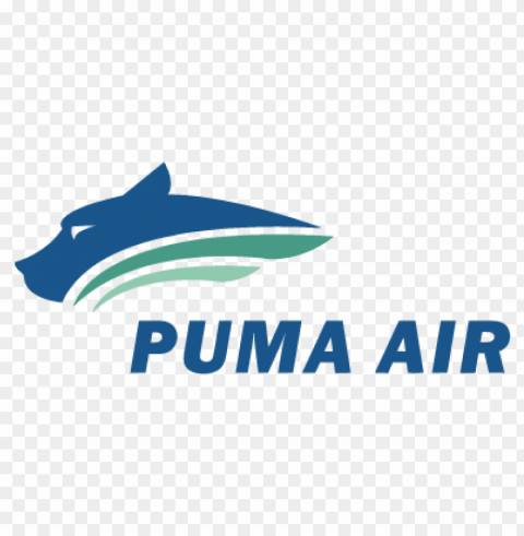 puma air vector logo PNG with Isolated Object