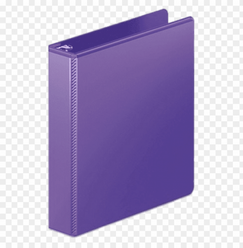 Purple Binder Standing PNG File With No Watermark