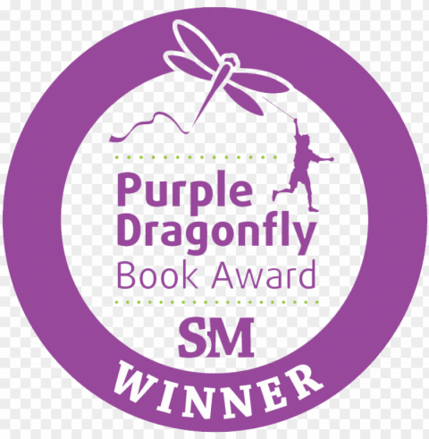 purple dragonfly book awards PNG transparent design bundle