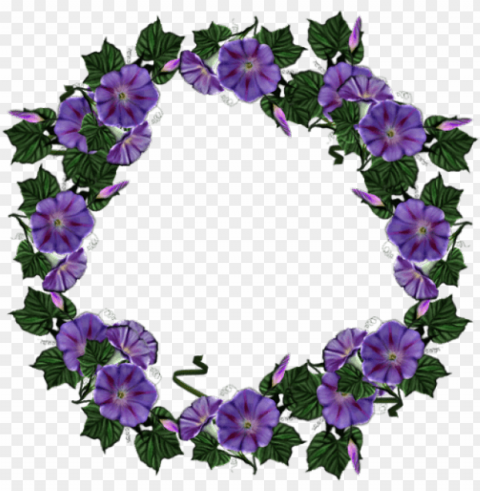 purple flower crown transparent PNG images with alpha transparency wide collection