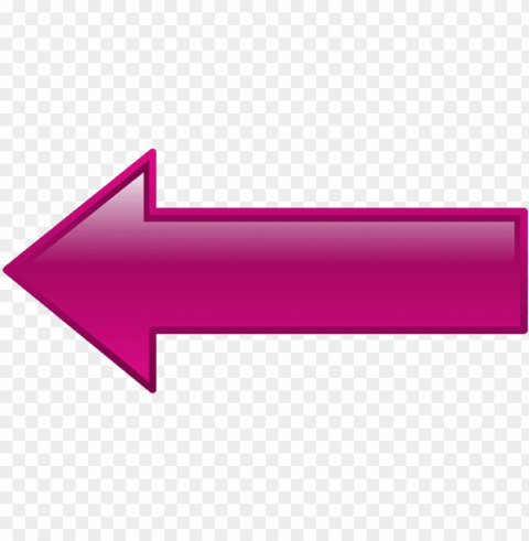 purple left arrow Isolated Object with Transparency in PNG