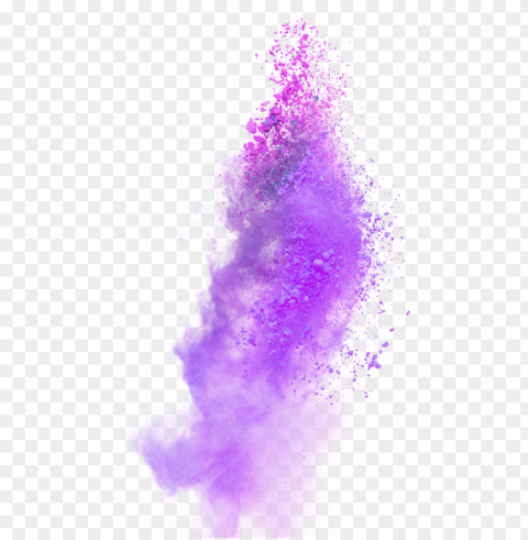 purple smoke powder explosion effect Clear background PNG elements