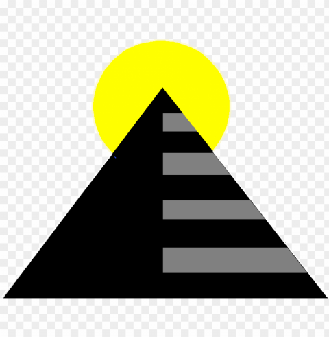 pyramid symbol PNG Image with Transparent Isolation