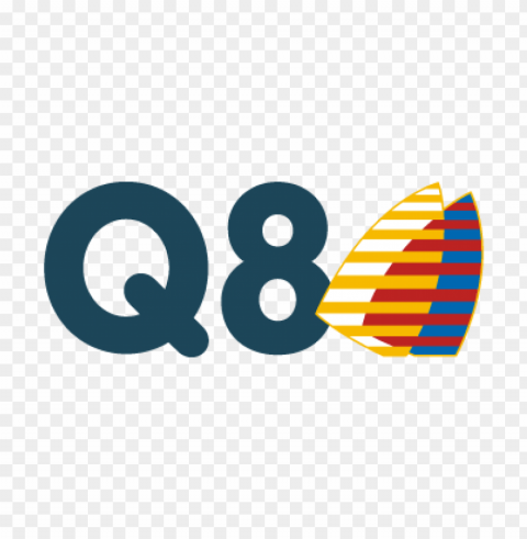 q8 eps vector logo download free Transparent Background Isolated PNG Item