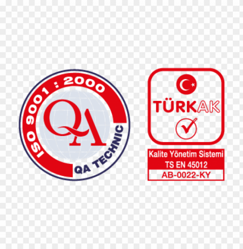 qa technic & turk ak vector logo PNG with transparent bg