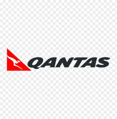 qantas australia vector logo Isolated PNG Image with Transparent Background