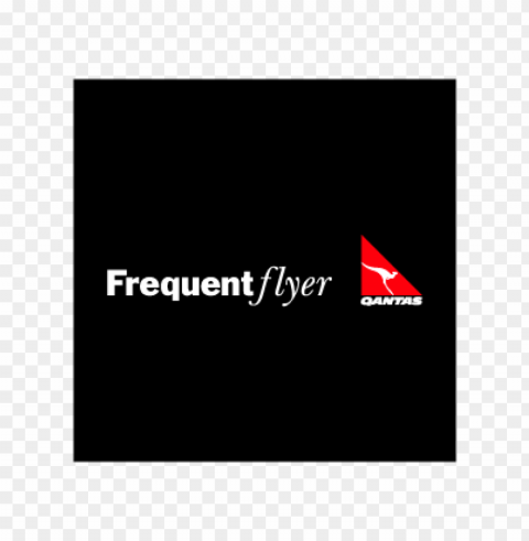 qantas frequent flyer vector logo Isolated PNG Element with Clear Transparency