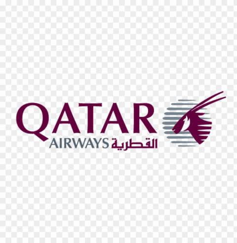 qatar airways logo vector Transparent PNG Isolation of Item