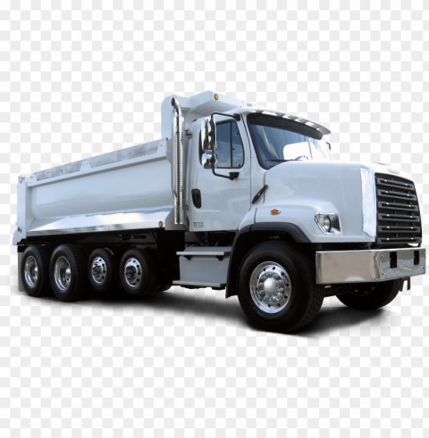 quad axle dump truck Transparent PNG graphics assortment