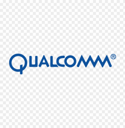 qualcomm eps vector logo free PNG with clear background set