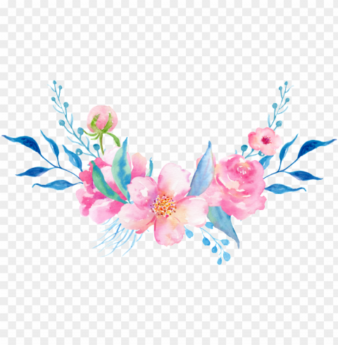 quality flower cartoon transparent about flowersfloral - 水彩 花朵 PNG Image with Isolated Transparency