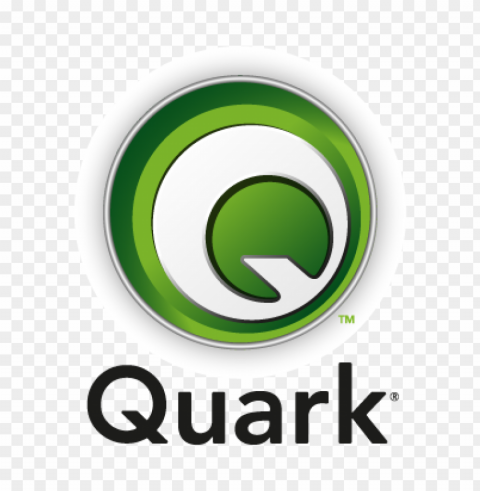 quark vector logo download Transparent Background Isolated PNG Design Element