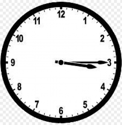 quarter past three analogue clock Transparent PNG images complete library