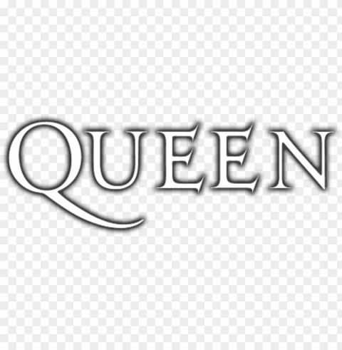 queen band logo - graphics Transparent Background Isolated PNG Art