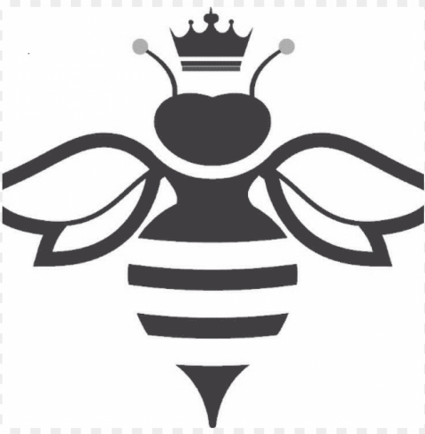 queen bee clipart black and white Isolated Subject on HighQuality Transparent PNG