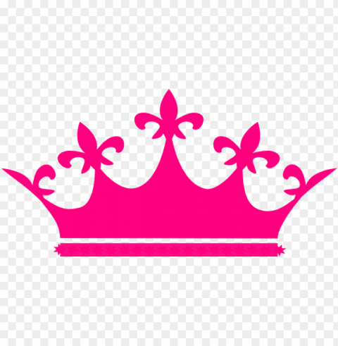 queen crown hot pink clip art - queen crown vector Transparent PNG Isolated Design Element
