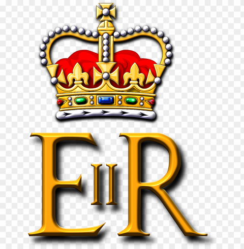 queen elizabeth clip art royalty - royal cypher elizabeth ii Clear Background Isolated PNG Object