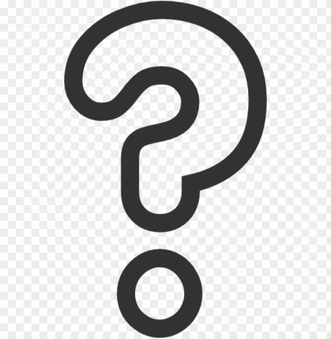 question mark clipart Transparent Background PNG Isolation