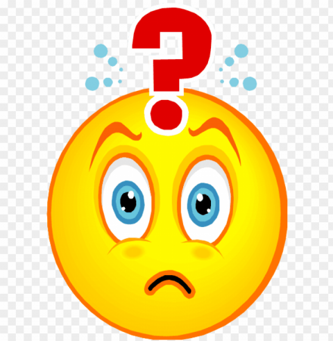 question mark emoticon source - confused face clip art PNG Image with Clear Isolated Object