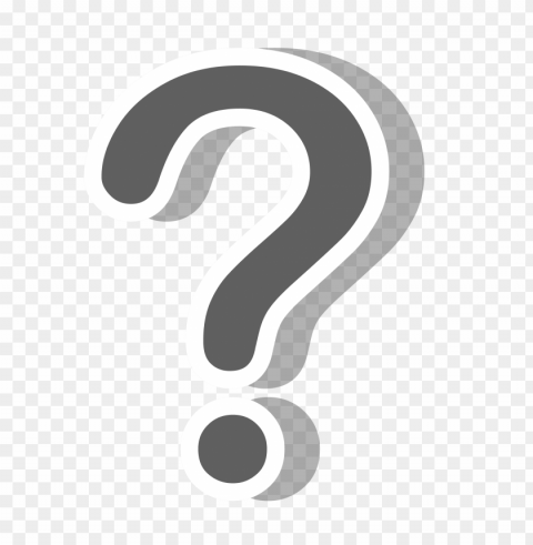 question marks PNG Graphic with Transparent Isolation