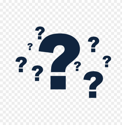 question marks PNG graphics with alpha channel pack