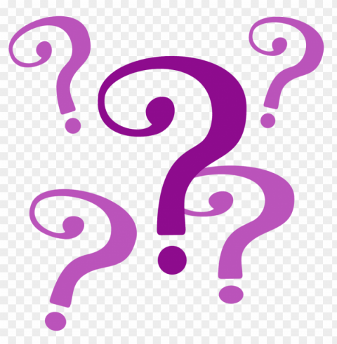 question marks Transparent Background Isolation in PNG Format
