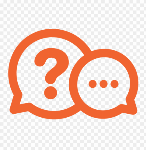 question PNG Isolated Subject on Transparent Background