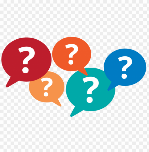 questions Isolated Object on Transparent PNG