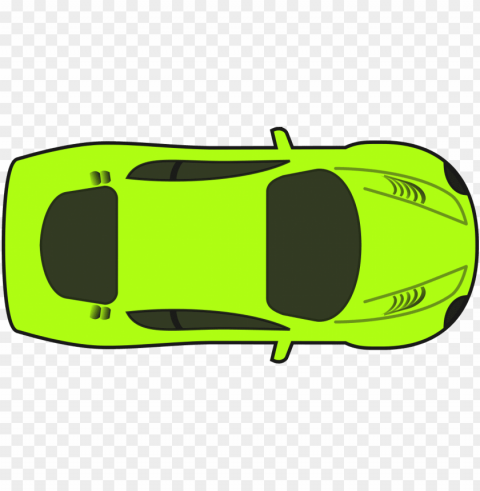 race car racing cars clip art - overhead view of car Isolated Subject with Clear PNG Background