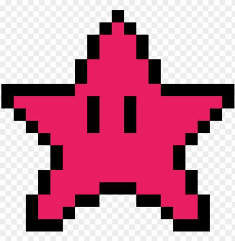 racie pink star - pixel art mario bros Free PNG images with clear backdrop