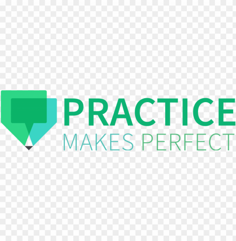 ractice makes perfect PNG Graphic Isolated on Clear Backdrop