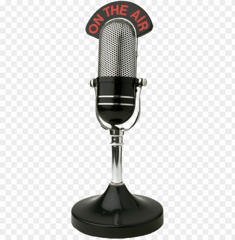 radio microphone Clean Background Isolated PNG Graphic