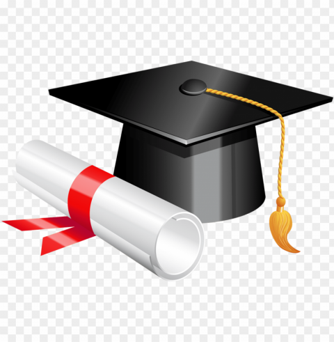 raduation cap clipart graduation cap pictures graduation - graduation cap and diploma Isolated Graphic on Clear Background PNG